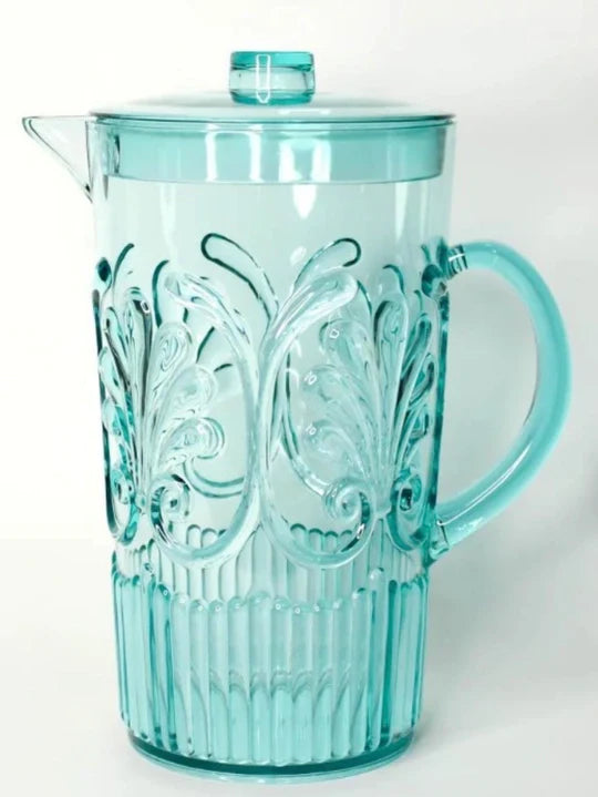 Acrylic Scalloped Pitcher