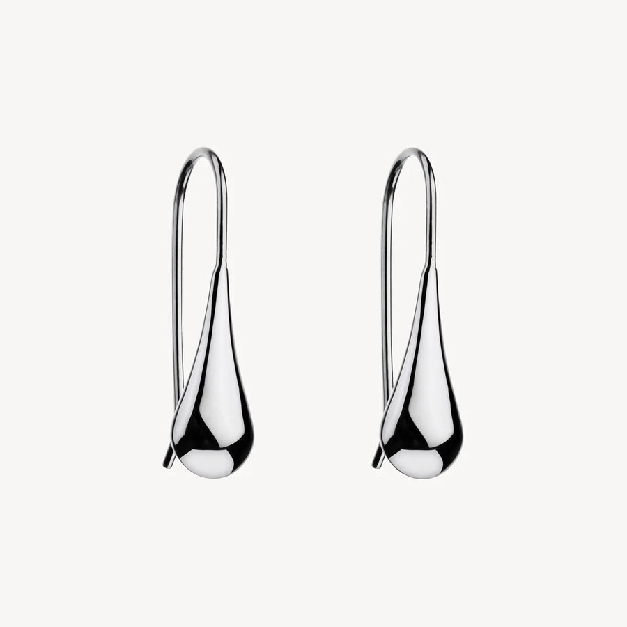 Najo Teardrop Earrings Silver